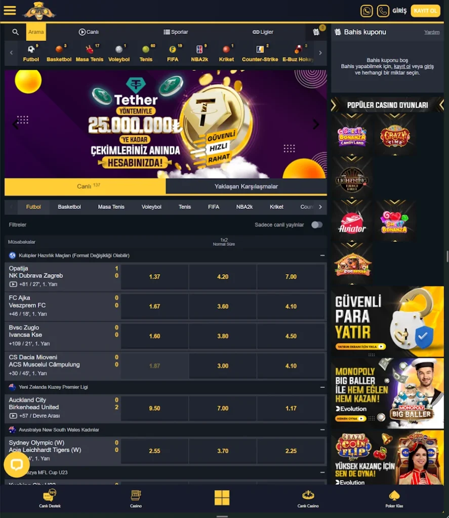 holiganbet main page